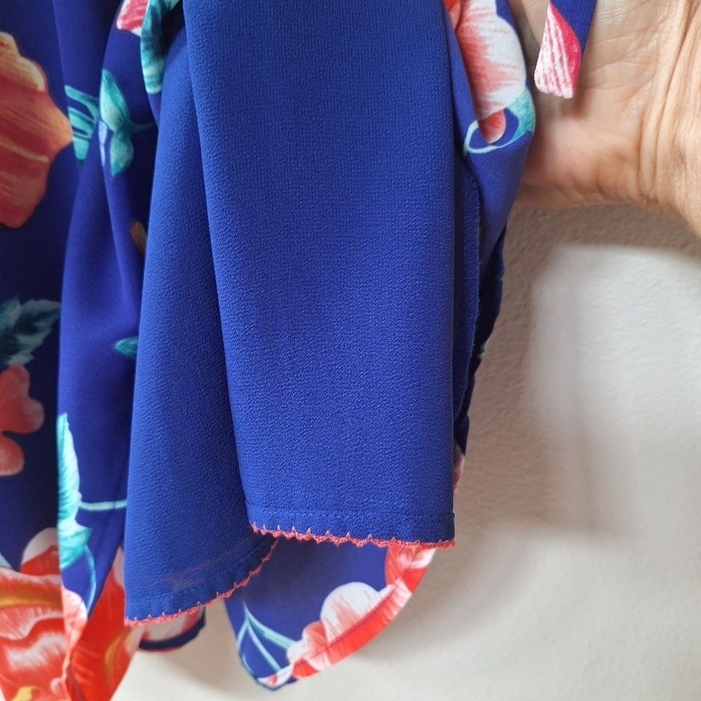 (SHELL) Moulinette Soeurs Floral Midi Dress - Blue and Pink - Picture 5 of 11